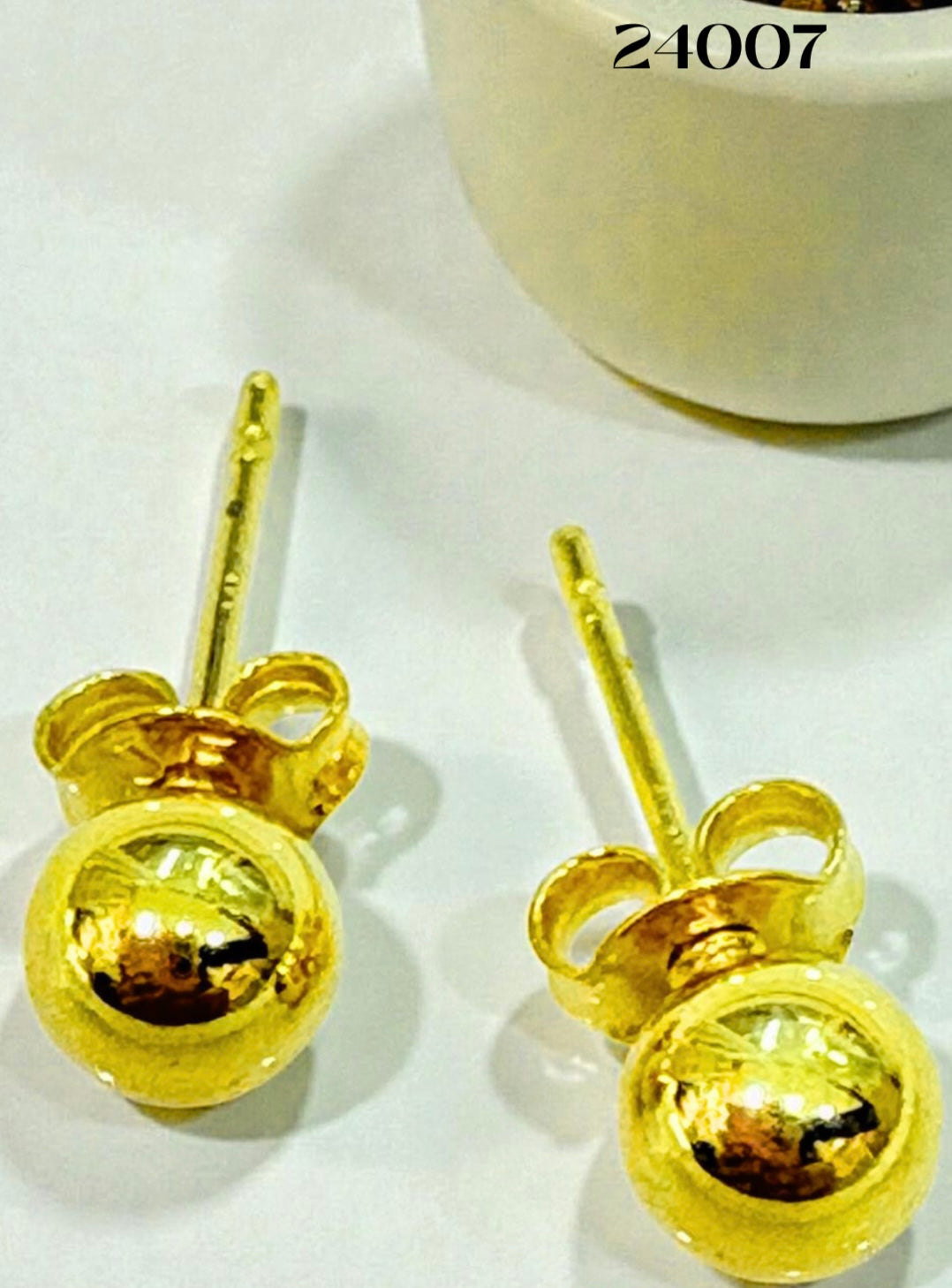 Topo balin #6 oro laminado