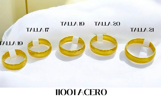 Argolla matrimonio dorada